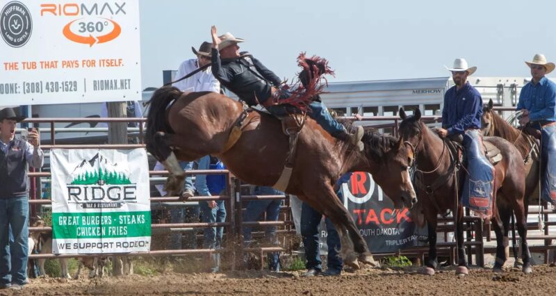 Cadogan Rodeo Kiger Wins Bareback Title at Chadron Rodeo – KCSR / KBPY