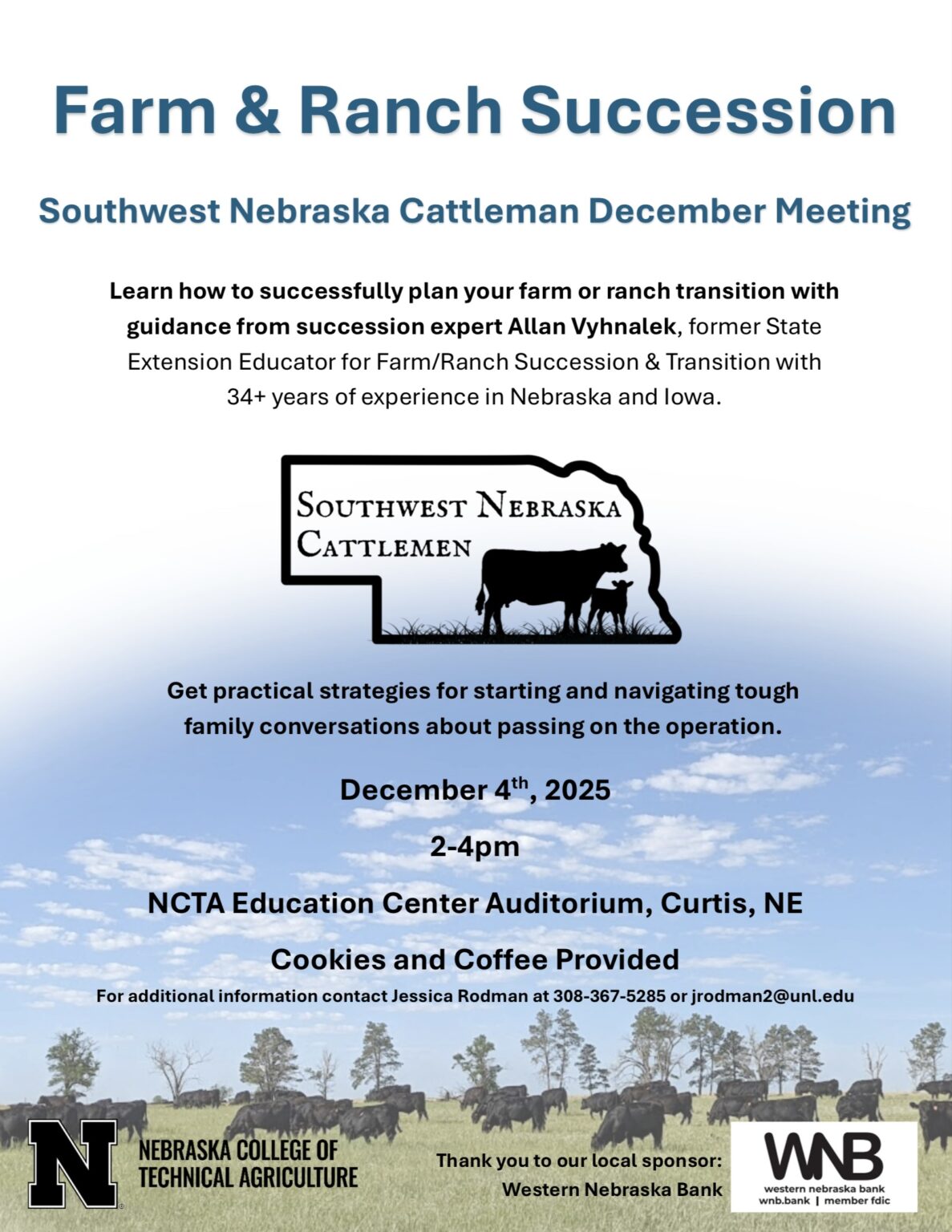 Southwest Nebraska Cattleman December Meeting