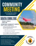 South Fork Fire Community Meeting