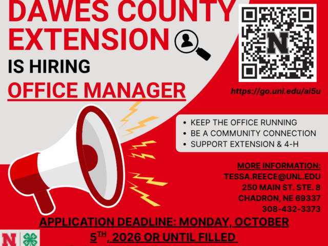 Dawes County Extension-Office Manager
