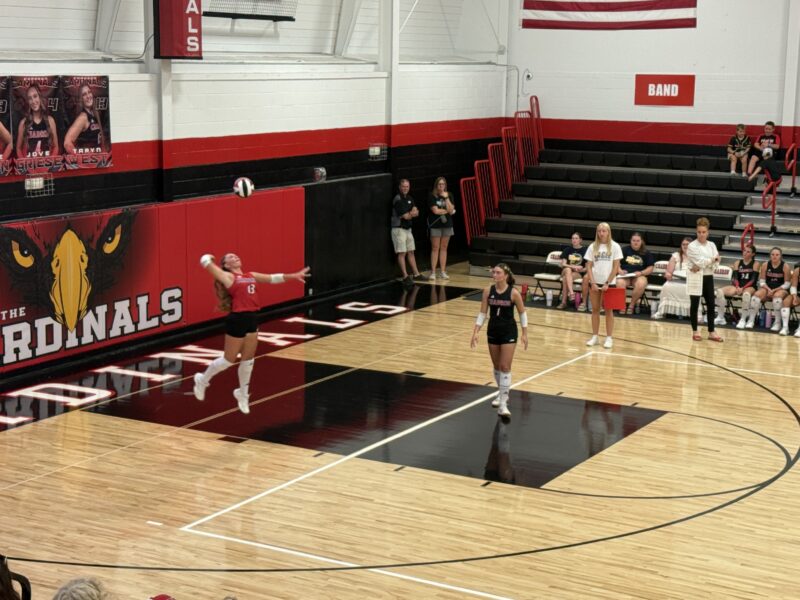 Triangular Interaction Chadron Volleyball Splits Sidney Triangular – KCSR / KBPY