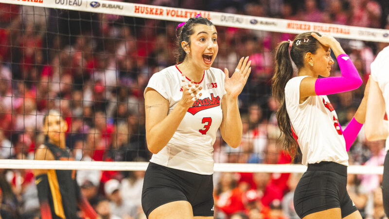 No. 1 Huskers Match Program Record in Saturday Sweep